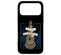 Carcasa para iPhone 17 Pro MAX Juan Gabriel Guitarra con Azul Sunburst
