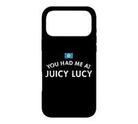 Carcasa para iPhone 17 Pro MAX Jucy Juicy Lucy Cheeseburger Minneapolis Bar Comida