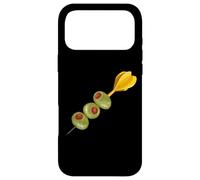 Carcasa para iPhone 17 Pro MAX Juego de Dardos y Aceitunas Martini pintadas a Mano Retro
