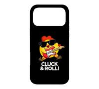 Carcasa para iPhone 17 Pro MAX Juego de Palabras Divertido de Pollo Cluck and Roll