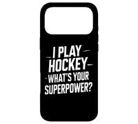 Carcasa para iPhone 17 Pro MAX Juego Hockey, Cuál es tu Superpoder Gracioso