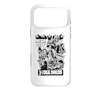 Carcasa para iPhone 17 Pro MAX Juez Dredd Piensa De Nuevo Punk! 2000 AD Comic Montaje