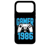 Carcasa para iPhone 17 Pro MAX Jugador Estimado 1986 40 Cumpleaños Video Gaming Hombre Mujer