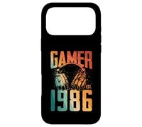 Carcasa para iPhone 17 Pro MAX Jugador Estimado 1986 40 Cumpleaños Video Gaming Hombre Mujer