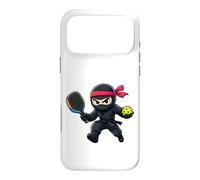 Carcasa para iPhone 17 Pro MAX Jugador Ninja Pickleball con Diadema Competencia seria