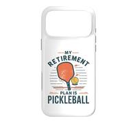 Carcasa para iPhone 17 Pro MAX Jugador Senior del Plan de jubilación de Pickleball Divertido
