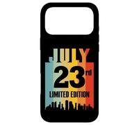 Carcasa para iPhone 17 Pro MAX Julio 23 Edición Limitada Retro Vintage Cumpleaños