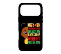 Carcasa para iPhone 17 Pro MAX Juneteenth 1865 Porque mis antepasados no Eran Libres en 1776