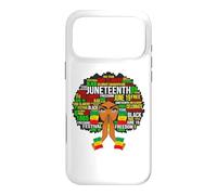 Carcasa para iPhone 17 Pro MAX Juneteenth Black Queen Melanin Mujeres Sista Madre Reinas Diversión