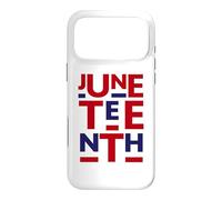 Carcasa para iPhone 17 Pro MAX Juneteenth Is My Independence Day 1865 4 de Julio 4 Bandera de Estados Unidos