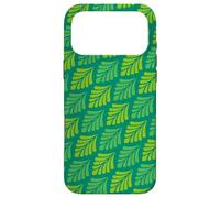 Carcasa para iPhone 17 Pro MAX Jungle Green Lime Tropical Leaf Feathery Foliage Pattern