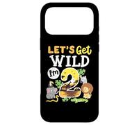 Carcasa para iPhone 17 Pro MAX Jungle Safari Let's Get Wild 2nd Birthday Zoo Niño de 2 años