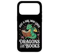 Carcasa para iPhone 17 Pro MAX Just A Girl Who Loves Dragons and Books Lector De Fantasía