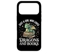 Carcasa para iPhone 17 Pro MAX Just A Girl Who Loves Dragons and Books Lector De Fantasía