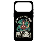 Carcasa para iPhone 17 Pro MAX Just A Girl Who Loves Dragons and Books Lector De Fantasía