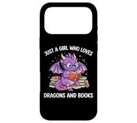 Carcasa para iPhone 17 Pro MAX Just A Girl Who Loves Dragons and Books Lector De Fantasía