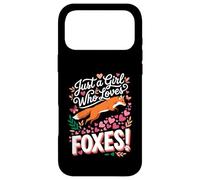 Carcasa para iPhone 17 Pro MAX Just a Girl Who Loves Foxes! Sweet Woodland Wildlife