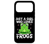 Carcasa para iPhone 17 Pro MAX Just A Girl Who Loves Frogs Divertido Disfraz de Rana