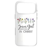 Carcasa para iPhone 17 Pro MAX Just a Girl Who Loves Jesus Girls Christian Rooted in Christ