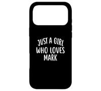 Carcasa para iPhone 17 Pro MAX Just A Girl Who Loves Mark T-Shirt Cute Mark