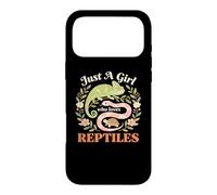 Carcasa para iPhone 17 Pro MAX Just A Girl Who Loves Reptiles T-Shirt