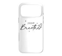 Carcasa para iPhone 17 Pro MAX Just Breathe Mindfulness Yoga Alivio de la ansiedad