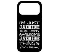 Carcasa para iPhone 17 Pro MAX Just Jazmine Here Doing Jazmine Things Nombre