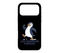 Carcasa para iPhone 17 Pro MAX Just Waddling Through Cute Penguin Cartoon