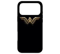 Carcasa para iPhone 17 Pro MAX Justice League Movie Wonder Woman Logo: Black Background