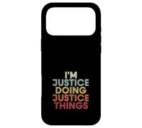 Carcasa para iPhone 17 Pro MAX Justice Name Justice Personalized Name First Given