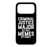 Carcasa para iPhone 17 Pro MAX Justicia Penal Mayor De Día Memes por La Noche De La Escuela De Derecho Broma