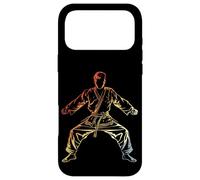 Carcasa para iPhone 17 Pro MAX Karate Boy Sketch Vintage para Niños