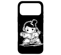 Carcasa para iPhone 17 Pro MAX Karate Girl Cartoon Look Shotokan Sports