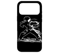 Carcasa para iPhone 17 Pro MAX Karate Girl Dibujo Shotokan Girls