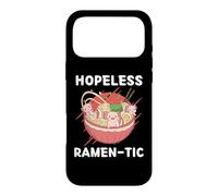 Carcasa para iPhone 17 Pro MAX Kawaii Axolotl Eats Ramen Hopeless Ramentic Lindo Estético