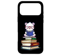 Carcasa para iPhone 17 Pro MAX Kawaii Cartoon Kids Girls Books Reading Polar Bear Lover