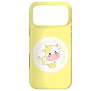 Carcasa para iPhone 17 Pro MAX Kawaii Cute Yellow Cow, Kawaii Banana Milk Girl