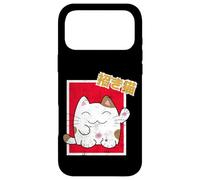 Carcasa para iPhone 17 Pro MAX Kawaii Maneki-Neko Anime Cat Japanese Good Luck Feng Shui