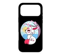 Carcasa para iPhone 17 Pro MAX Kawaii Sakura Blossom Yokai Mask Kitsune Nine Tails Lover