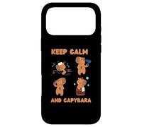 Carcasa para iPhone 17 Pro MAX Keep Calm and Capybara Agua Caliente Aguas Termales
