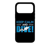Carcasa para iPhone 17 Pro MAX Keep Calm and Dive Scuba Funny Diver Diving