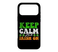 Carcasa para iPhone 17 Pro MAX Keep Calm and Irish On | St Patricks Day