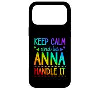 Carcasa para iPhone 17 Pro MAX Keep Calm and Let Anna Handle It Chill Nombre