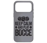 Carcasa para iPhone 17 Pro MAX Keep Calm and Play Bocce Jack Bocci Game Bocce