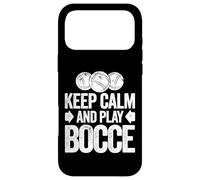 Carcasa para iPhone 17 Pro MAX Keep Calm and Play Bocce Jack Bocci Game Bocce