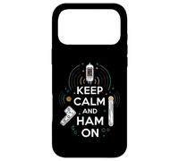 Carcasa para iPhone 17 Pro MAX Keep Calm Ham On Radio Operator Amateur Radio Tube