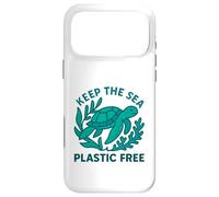 Carcasa para iPhone 17 Pro MAX Keep The Sea - Tortuga Marina sin plástico, Día ecológico de la Tierra