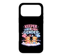 Carcasa para iPhone 17 Pro MAX Keeper of The Gender Reveal - Globos de Oso bebé Rosa o Azul