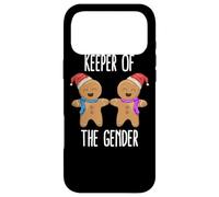 Carcasa para iPhone 17 Pro MAX Keeper of The Gender Revela Baby Shower Gingerbread Xmas