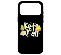 Carcasa para iPhone 17 Pro MAX Keto Y'all Dieta Divertida cetosis Keto y Ajuste Saludable bajo en carbohidratos